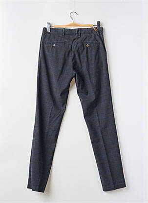 Pantalon chino tissage popeline taille normale bleu MYTHS homme