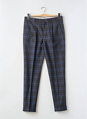 Pantalon chino tissage popeline taille normale bleu PAUL SMITH homme