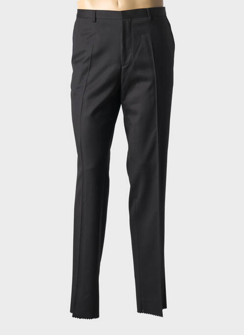Pantalon droit tissage popeline taille normale noir HUGO BOSS homme