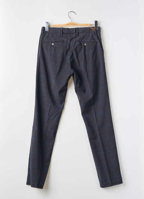 Pantalon chino tissage popeline taille normale bleu MYTHS homme