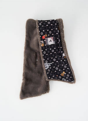 Echarpe imprimé fantaisie gris SKIDRESS garçon