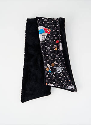 Echarpe imprimé fantaisie noir SKIDRESS garçon