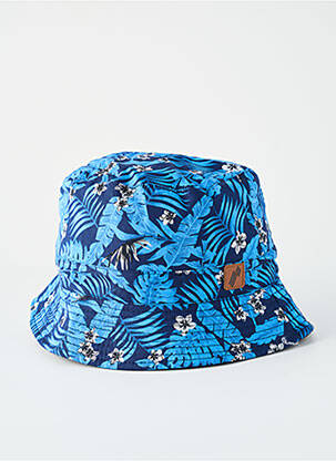 Chapeau tissage popeline bleu FRENDO homme