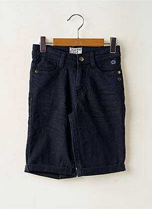 Bermuda slim taille ajustable bleu ELLE EST OU LA MER fille