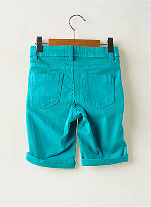 Bermuda stretch taille ajustable bleu clair ELLE EST OU LA MER fille