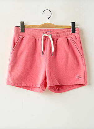 Short stretch taille élastique rose RAGWEAR fille