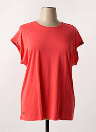 T-shirt coupe droite manches courtes rouge RAGWEAR femme
