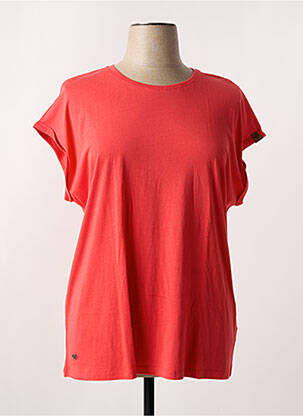 T-shirt coupe droite manches courtes rouge RAGWEAR femme