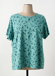 T-shirt coupe droite manches courtes vert RAGWEAR femme