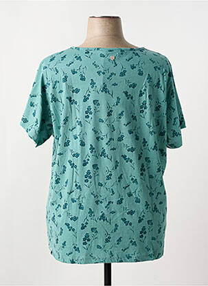 T-shirt coupe droite manches courtes vert RAGWEAR femme
