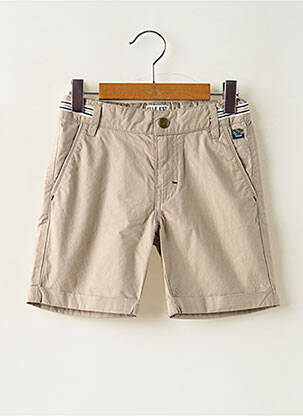 Bermuda beige ELLE EST OU LA MER pour fille