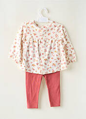 Ensemble pantalon orange ELLE EST OU LA MER pour fille seconde vue