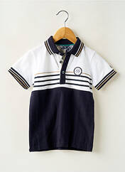 Polo bleu ELLE EST OU LA MER pour garçon seconde vue