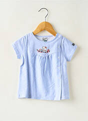 Robe mi-longue bleu ELLE EST OU LA MER pour fille seconde vue