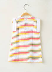 Robe mi-longue jaune ELLE EST OU LA MER pour fille seconde vue