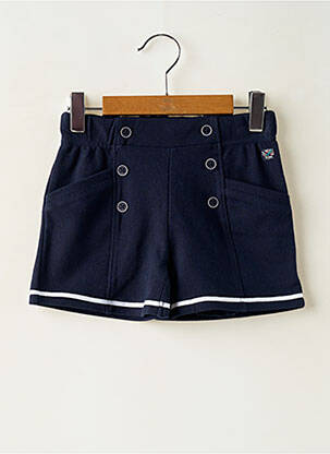 Short bleu ELLE EST OU LA MER pour fille