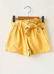 Short jaune ELLE EST OU LA MER pour fille seconde vue