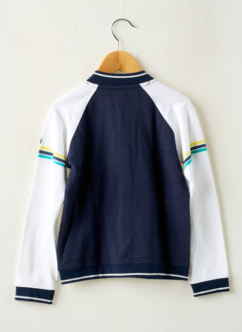 Veste casual fermeture pressionnée bleu ELLE EST OU LA MER garcon