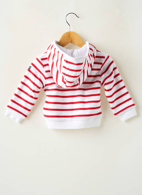 Veste casual finition intérieure doublure polaire rouge ELLE EST OU LA MER garcon