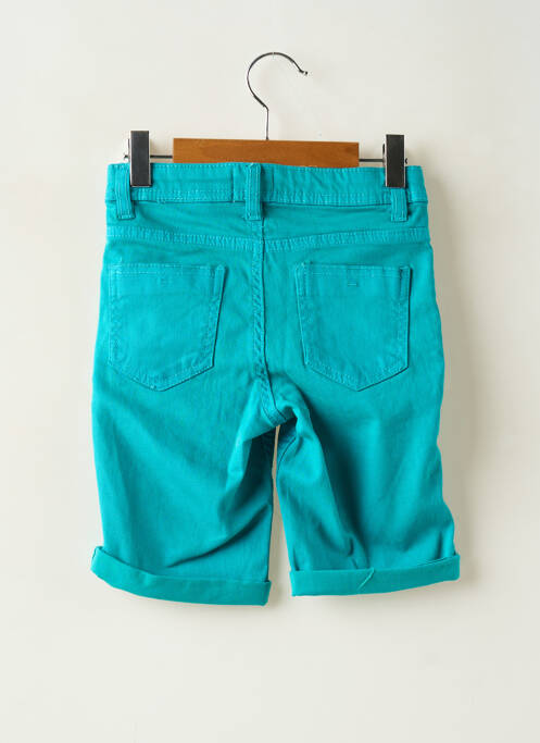 Bermuda slim taille ajustable bleu clair ELLE EST OU LA MER fille