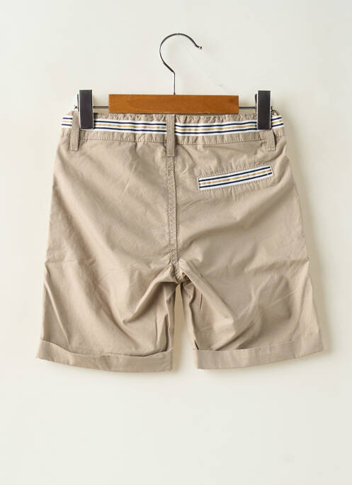 Bermuda poches taille ajustable beige ELLE EST OU LA MER fille