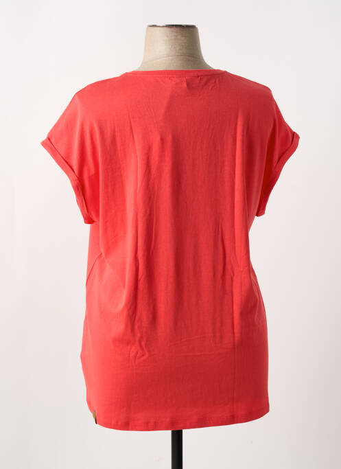 T-shirt coupe droite manches courtes rouge RAGWEAR femme