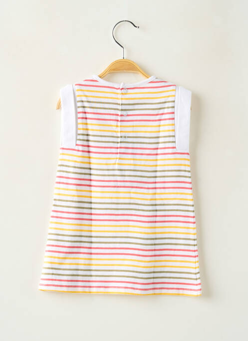 Robe mi-longue jaune ELLE EST OU LA MER pour fille