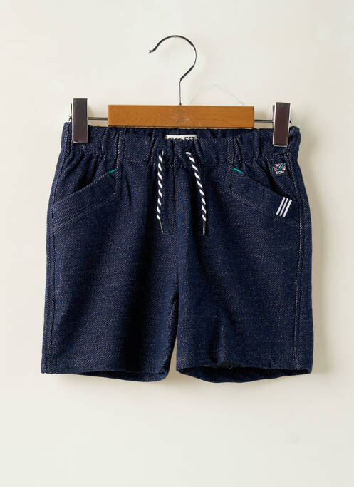 Short bleu ELLE EST OU LA MER pour garçon