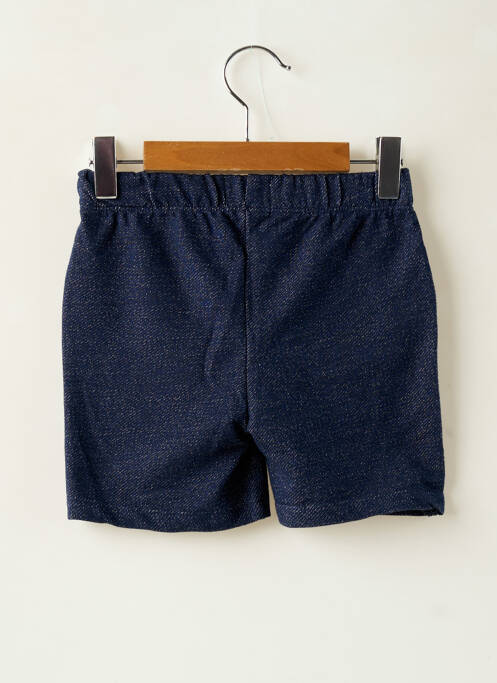 Short bleu ELLE EST OU LA MER pour garçon