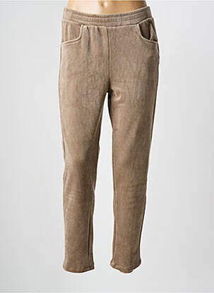 Jegging stretch taille normale marron SUN VALLEY femme