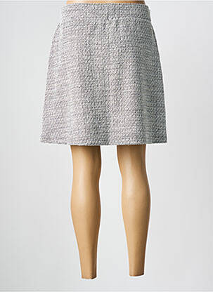 Jupe courte poches gris SUN VALLEY femme