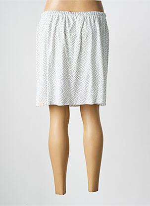 Jupe courte taille élastique blanc RAGWEAR femme