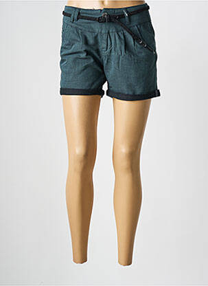 Short tissage denim vert RAGWEAR femme
