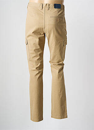 Pantalon cargo slim taille normale marron ELLE EST OU LA MER homme