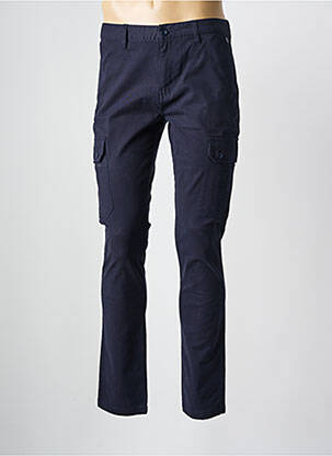 Pantalon cargo slim taille normale bleu ELLE EST OU LA MER homme