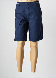 Bermuda tissage popeline taille normale bleu ELLE EST OU LA MER homme