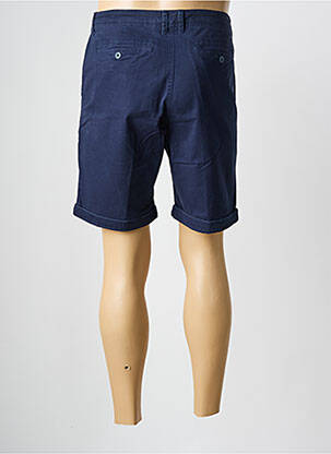 Bermuda tissage popeline taille normale bleu SUN VALLEY homme