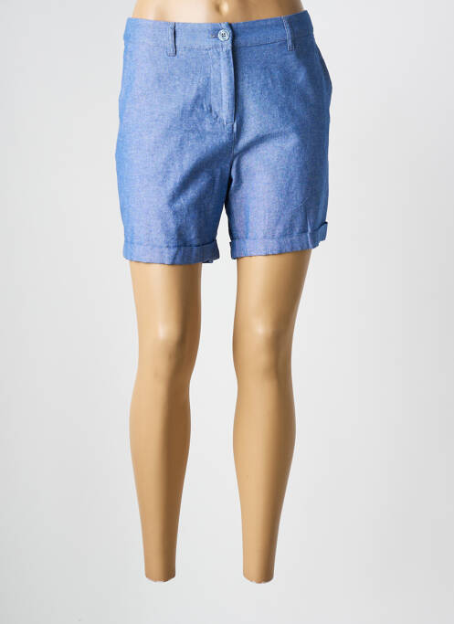 Short taille à pinces taille normale bleu ELLE EST OU LA MER femme