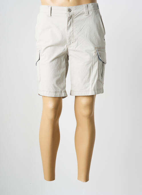 Bermuda multipoches taille normale gris SUN VALLEY homme