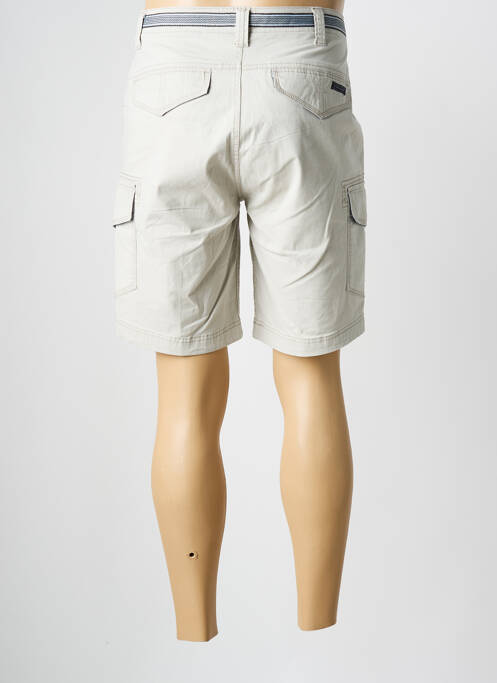 Bermuda multipoches taille normale gris SUN VALLEY homme
