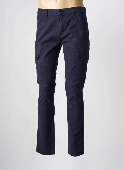 Pantalon cargo bleu ELLE EST OU LA MER pour homme
