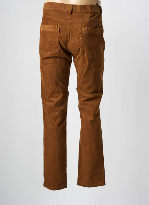 Pantalon slim marron ELLE EST OU LA MER pour homme