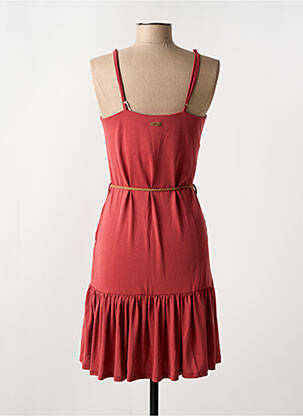 Robe mi-longue doublure fines bretelles orange RAGWEAR femme