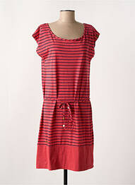 Robe mi-longue manches courtes manches courtes orange RAGWEAR femme