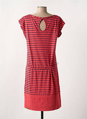 Robe mi-longue manches courtes manches courtes orange RAGWEAR femme