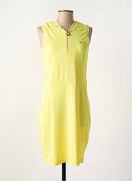 Robe mi-longue sans manche sans manche jaune LUHTA femme