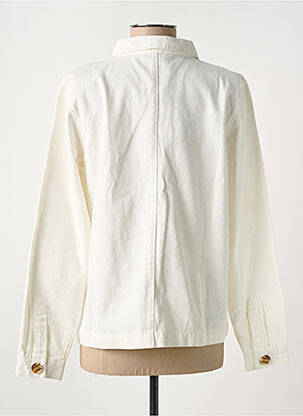 Veste casual coupe droite beige ELLE EST OU LA MER femme