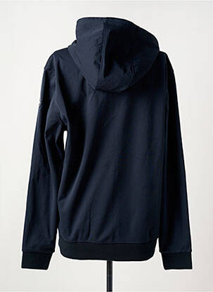 Veste casual col rond bleu SUN VALLEY femme