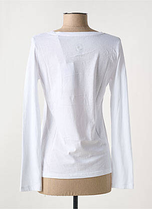 T-shirt manches longues manches longues blanc SKIDRESS femme