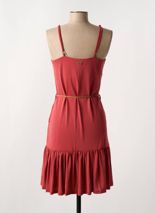 Robe mi-longue doublure fines bretelles orange RAGWEAR femme